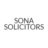 Sona solicitors black text on white background