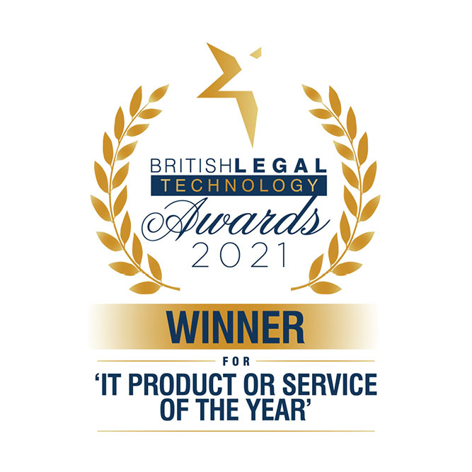 British Legal Technology Awards 2021 Product of the Year