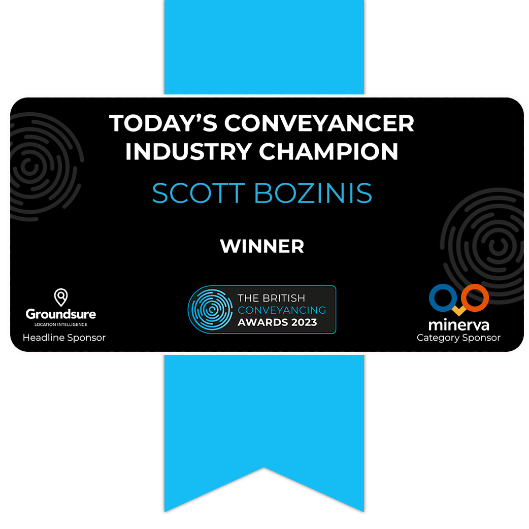British Conveyancing Awards industry champion